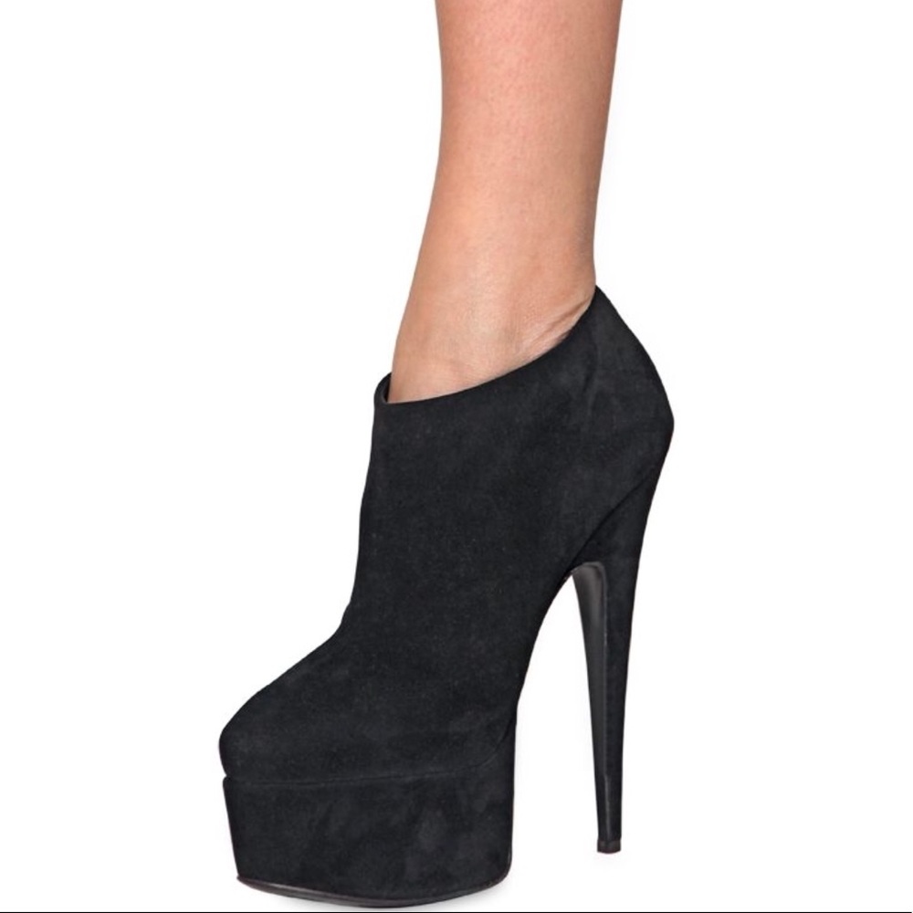 Giuseppe Zanotti Black 170mm Suede Ankle Boots